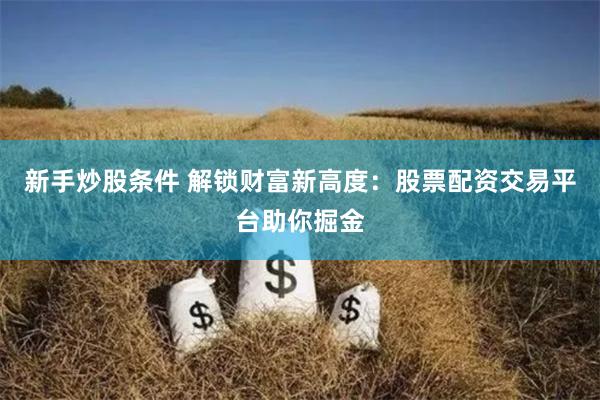 新手炒股条件 解锁财富新高度：股票配资交易平台助你掘金