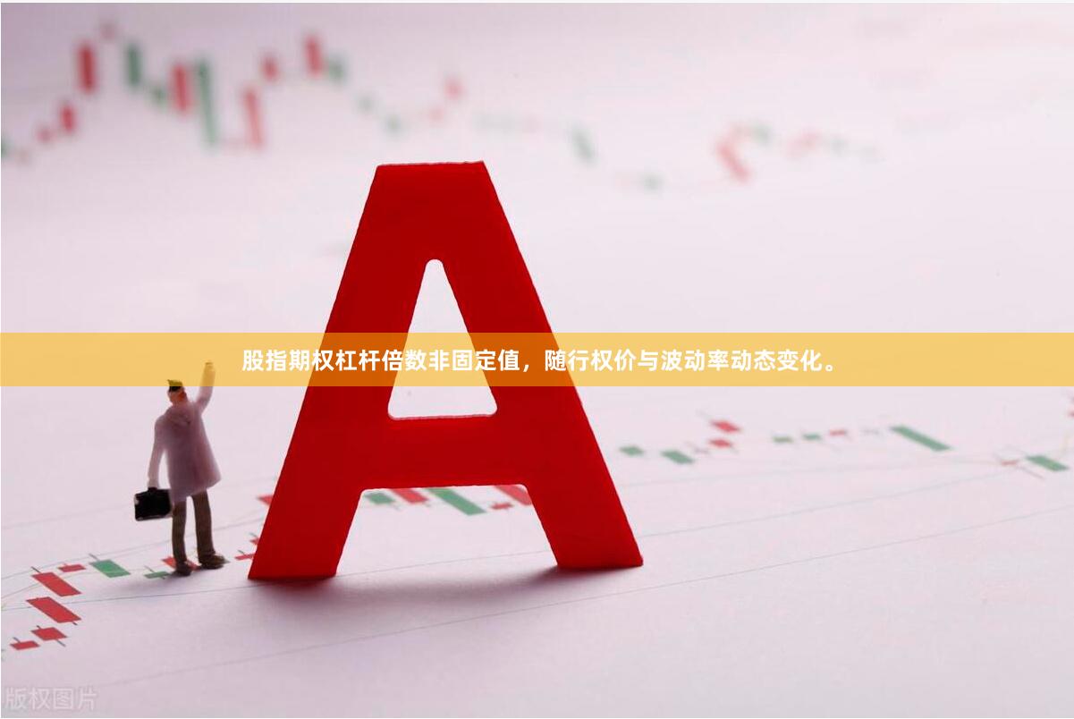 股指期权杠杆倍数非固定值，随行权价与波动率动态变化。