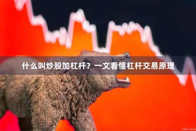 什么叫炒股加杠杆？一文看懂杠杆交易原理